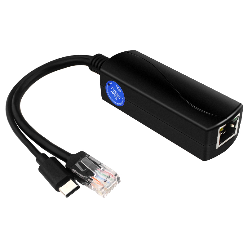 Power Over Ethernet - Разветвитель Raspberry Pi Gigabit PoE, USB
