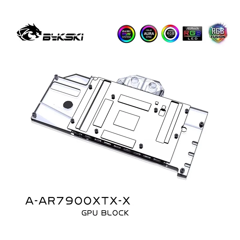 Amd Vga Rx 7900 Xtx - Использование водяного блока Bykski для графической