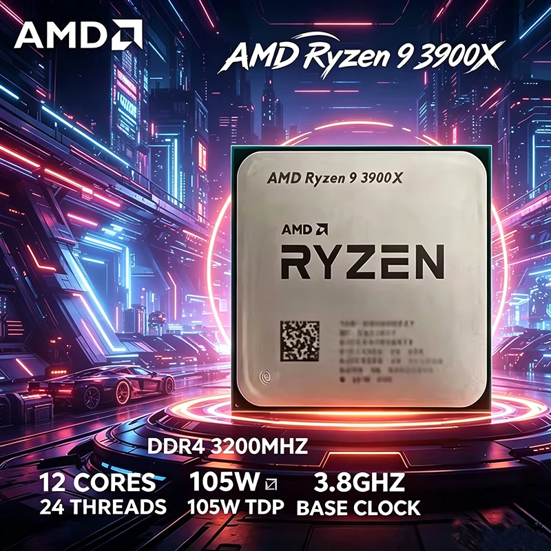 Amd Cpu Ryzen 9 - Процессор AMD Ryzen 9 R9 3900X,