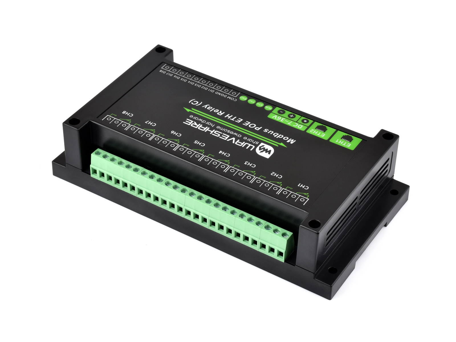 8-канальный релейный модуль Wa – обзор и цена Power Over Ethernet