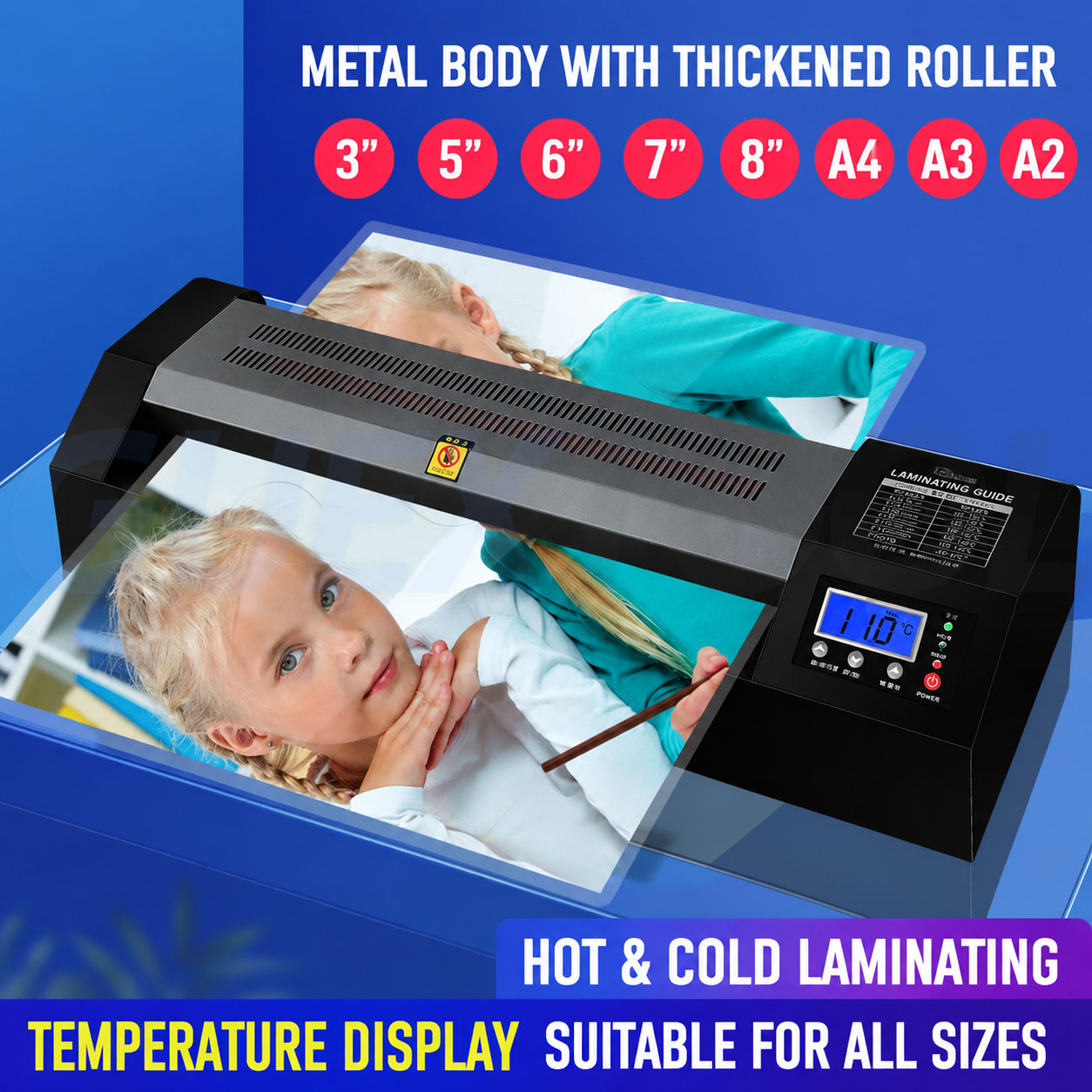 Автоматический ламинатор A3 с  – обзор и цена Laminator A3 Hot