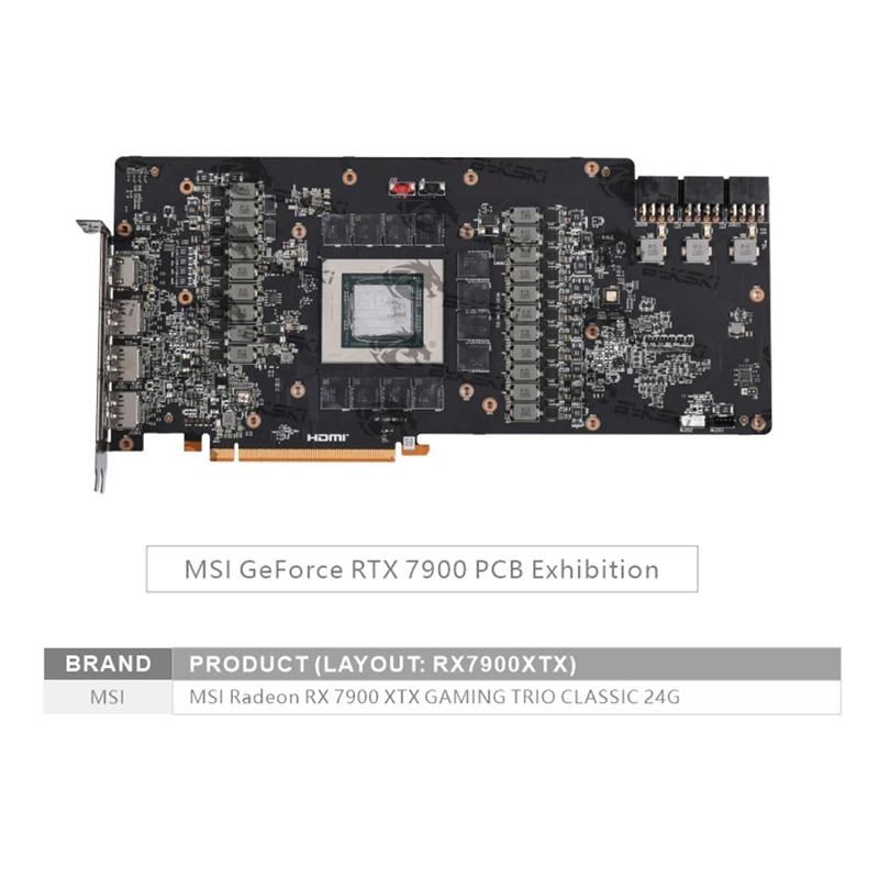 Водяной блок Bykski A-MS7900XT – обзор и цена Amd Vga Rx 7900 Xtx