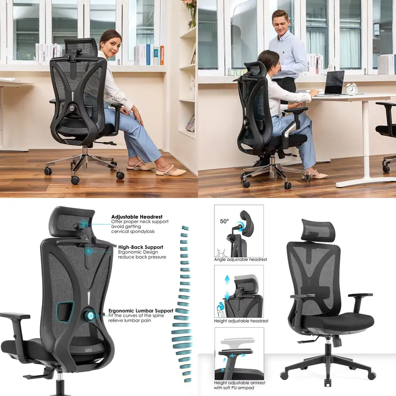 Прочный современный офисный ст – обзор и цена Office Tech Chair