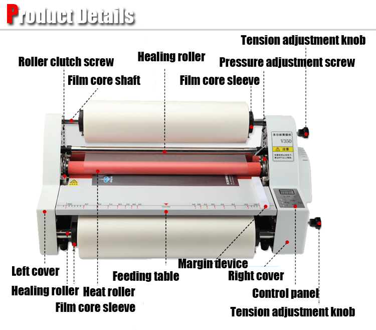 Настольный ламинатор WD-V350S  – обзор и цена Laminator A3 Hot
